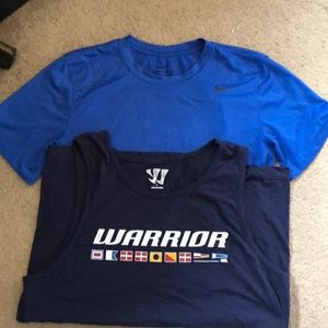 2 men’s athletic tops